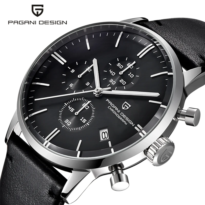 Enlarge 2021 PAGANI DESIGN Design Original Brand Men Fashion casual Watch Waterproof Chronograph Quartz Watches atuo date reloj hombre
