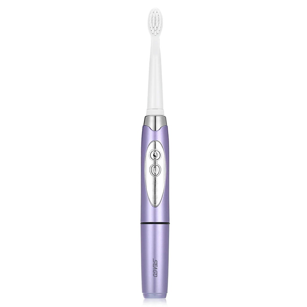 SEAGO SG - 659 Waterproof Sonic Electric Toothbrush Intelligent 2-min Timing with 3 Brush Heads | Бытовая техника