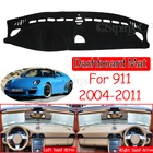 Для Porsche 911 2004  2011 турбо GTS Противоскользящий анти-УФ коврик для приборной панели коврик для теней Dashmat защита ковров аксессуары для подушки