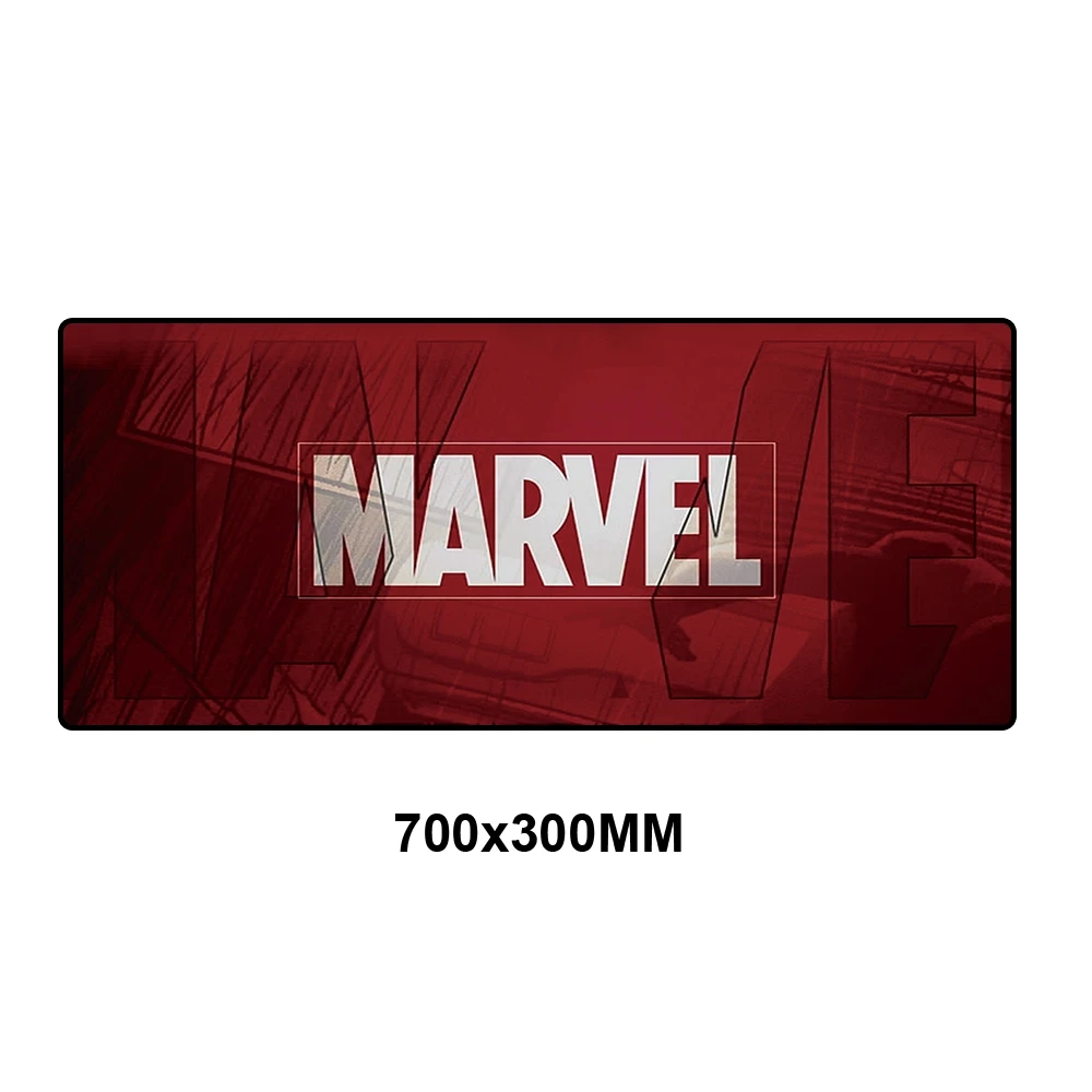 С логотипом комиксов Marvel коврик для мышки в стиле аниме компьютерный игровой коврик для мыши Клавиатура геймер ноутбук мультфильм коврик стол с мышкой PC Большой стол защита - Цвет: MWMH-006