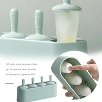 ice pops mold silicone popsicles maker easy release ice cream tray holder for baby food ice cream pw