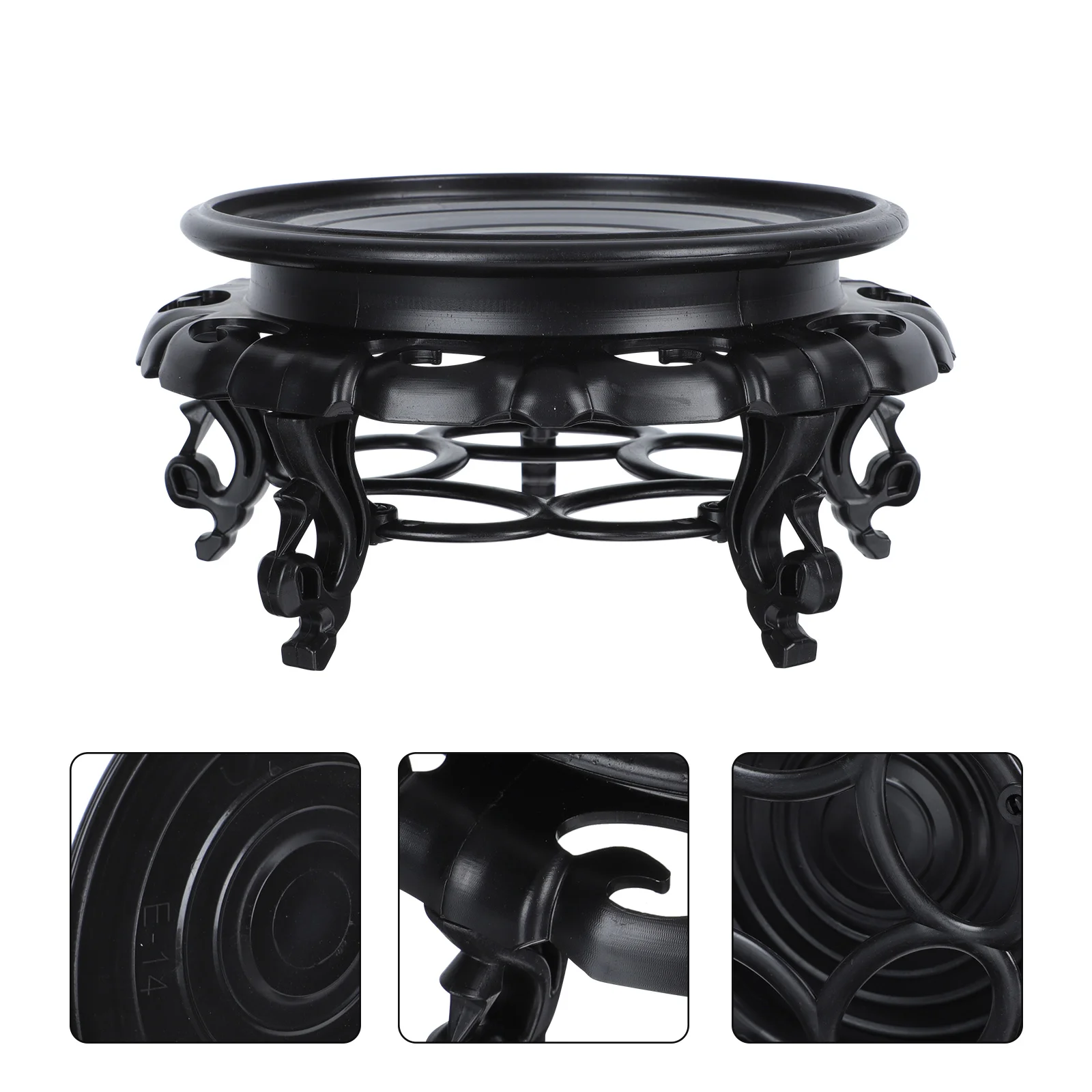 

1pc Decorative Small Bonsai Rack Stable Jade Statue Base Vase Storage Rack