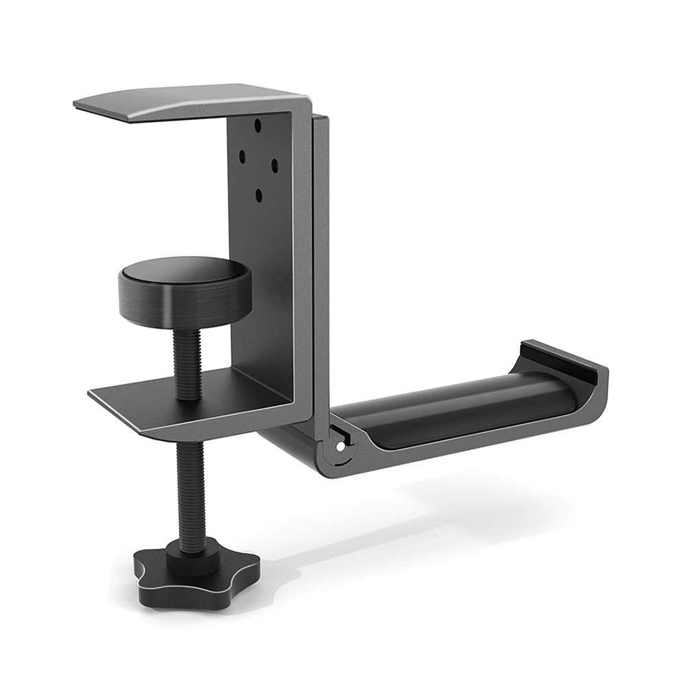 Universal Headset Hanger Headphone Hook Holder Desk Mount Stand with Foldable Clamp Horizontal Vertical Installation | Спорт и