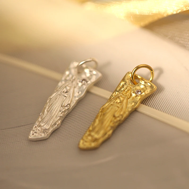 Подвески для изготовления ювелирных изделий панк Ангел Мода Золото Сталь звезда