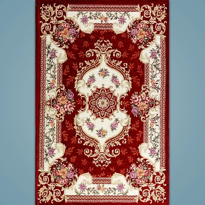 

Europe Palace Jacquard Carpet Livingroom Home Bedroom Carpet Classical Rug For Sofa Coffee Table Study Room Floor Mat Kids Rugs