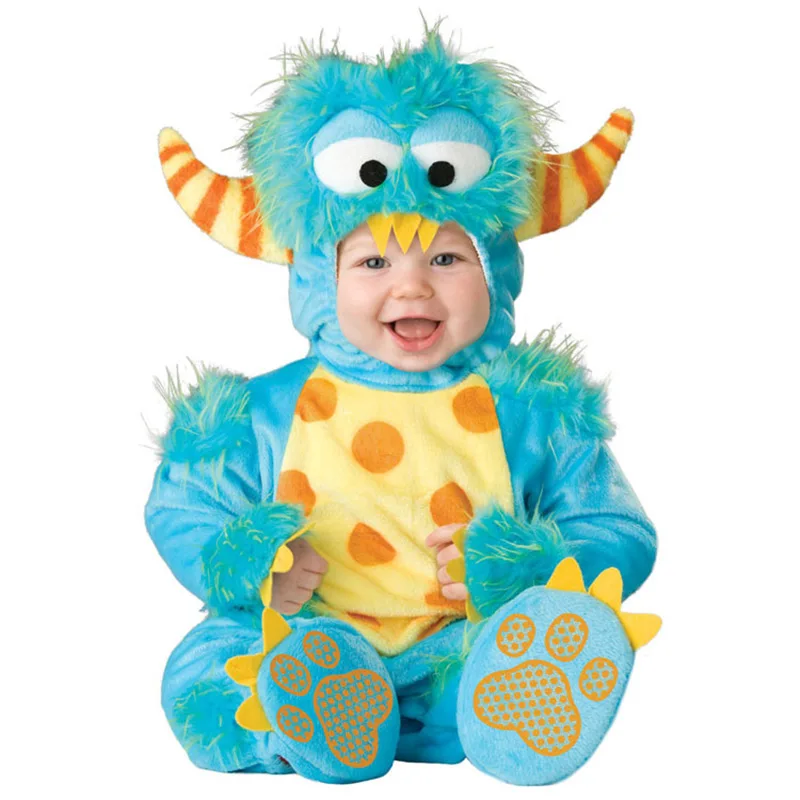 Baby Costume Animas Cosplay Sully Lion Koala Outfit Thin Soft Onesie Boy Girl Romper 1-3 Yeas Funny Cute Hallween Christmas Gift