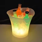 Новинка 5 л водонепроницаемый пластиковый ковш для льда цветные бары для ночного клуба светодиодный светильник для шампанского пивной бара для новечерние ZM1015