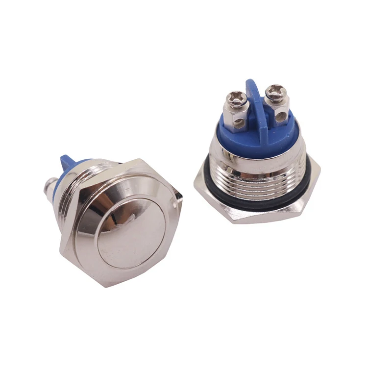 1 шт. металлический кнопочный переключатель 16 мм Кнопка запуска звукового