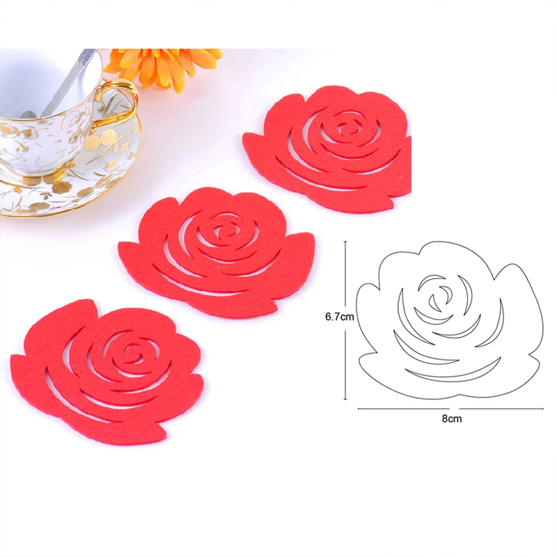 

Flower Petal Edge Frame Metal Cutting Dies for DIY Scrapbooking Dies Paper Cards Making Embossing die cut Decorative craft dies