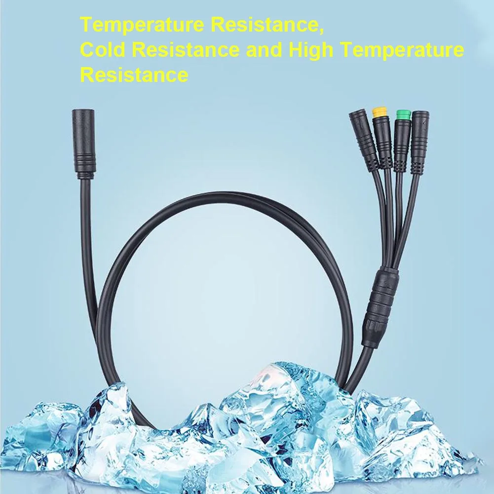 Черная Водонепроницаемая проводка средний приводной кабель двигателя