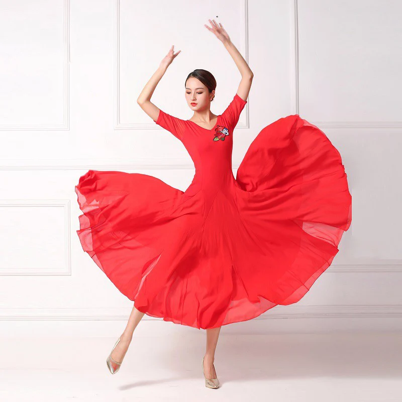 High Quality New Ballroom Dance Competition Dress Standard Dresses Modern Costume Women Waltz | Тематическая одежда и