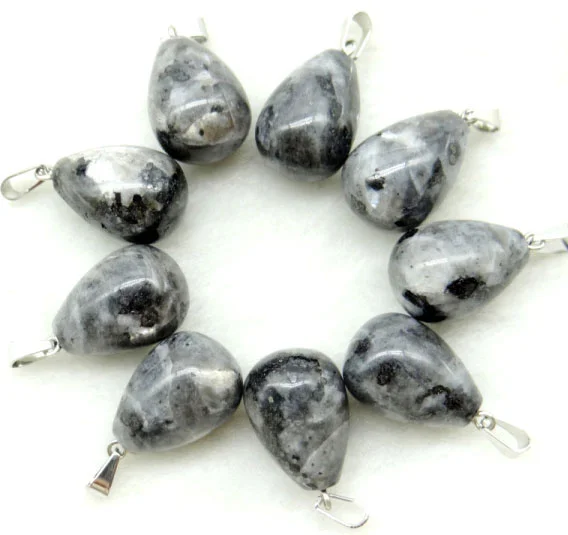 Оптовая продажа 24 шт модные Очаровательные Подвески с натуральным синим песком и