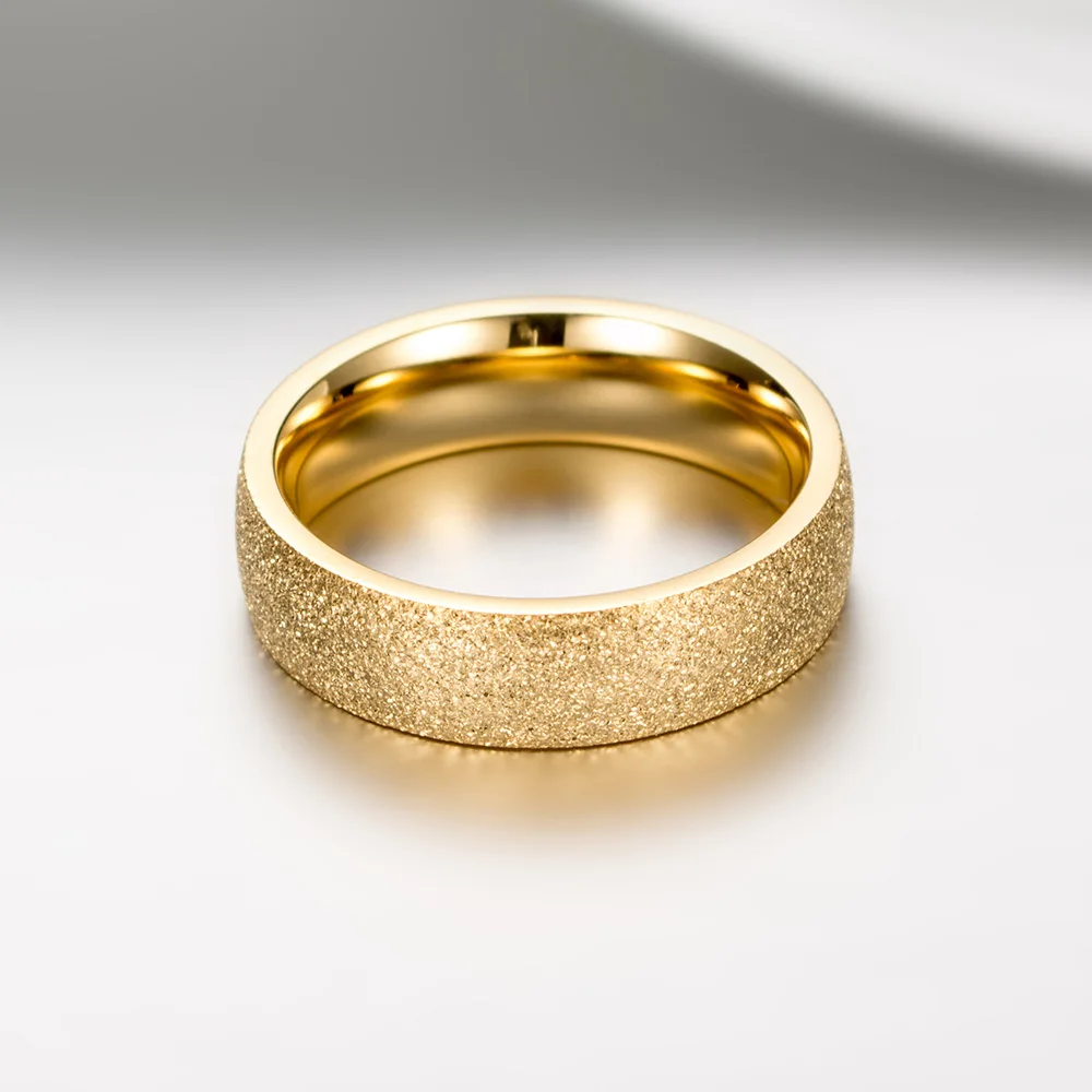 2018 простое титановое кольцо для женщин и мужчин 5 цветов матовое Arc цветное