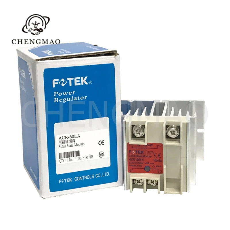 

ACR-60LA Taiwan FOTEK Power 48A регулятор, твердотельный модуль, переменное реле для оборудования