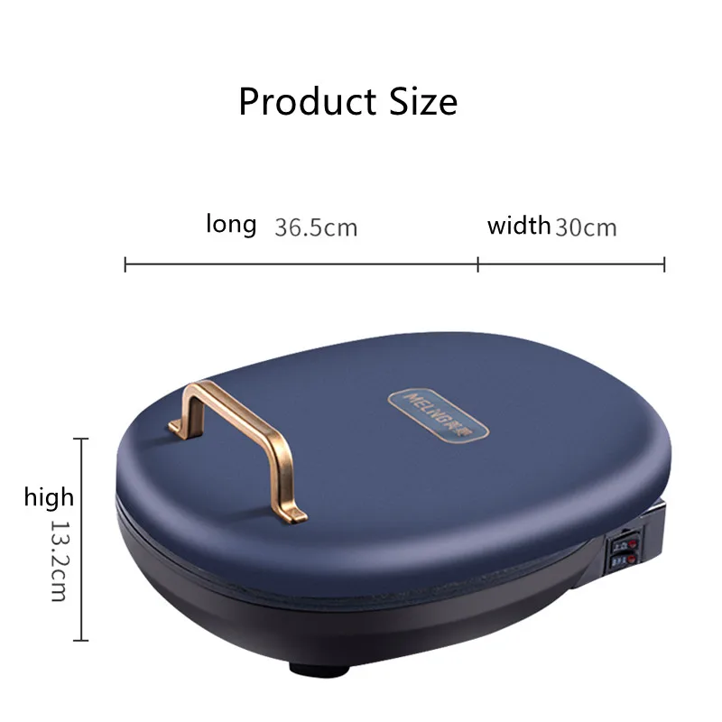 

Double-sided heating of electric bakeware multifunctional Pancake pan Barbecue machine 1200 watts Tortilla machine