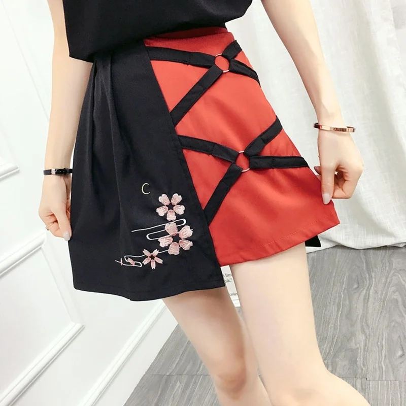 Женские юбки с высокой талией в стиле пэчворк Новинка лета 2021 модное милое платье