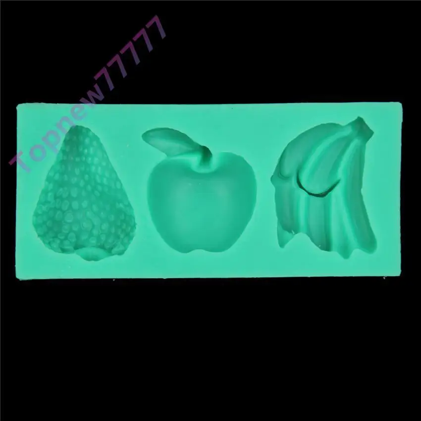 Яблоко клубника в форме фруктов силиконовая форма конфеты Jello DIY Инструменты для