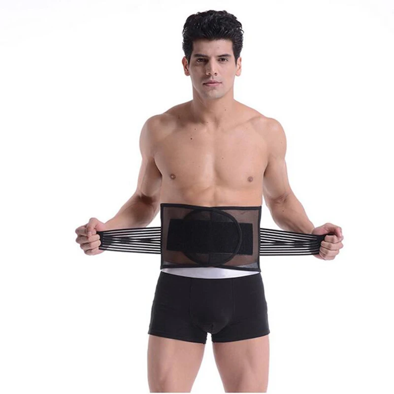 Спортивный пояс с защитой талии облегающий живот для похудения вентиляция пот