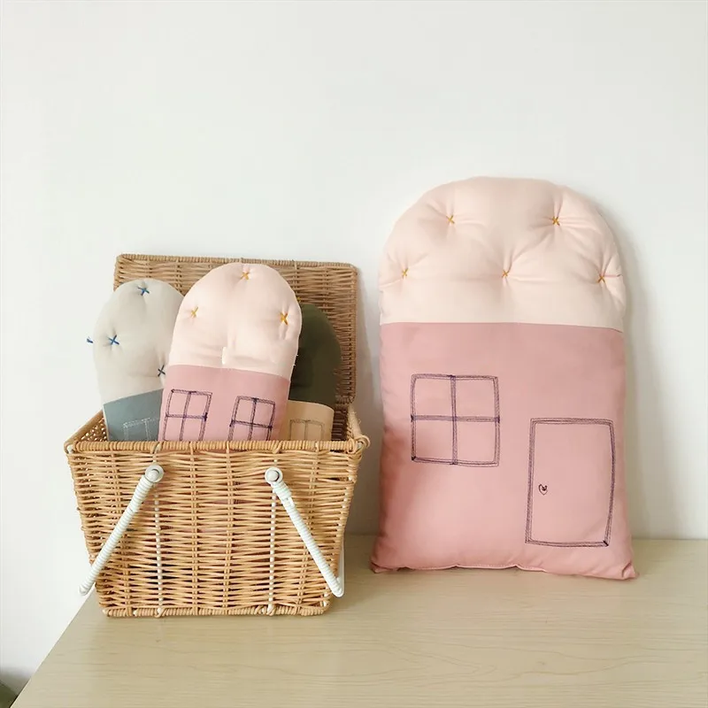 Новинка детская подушка хлопок мультфильм маленький дом новорожденный игрушки