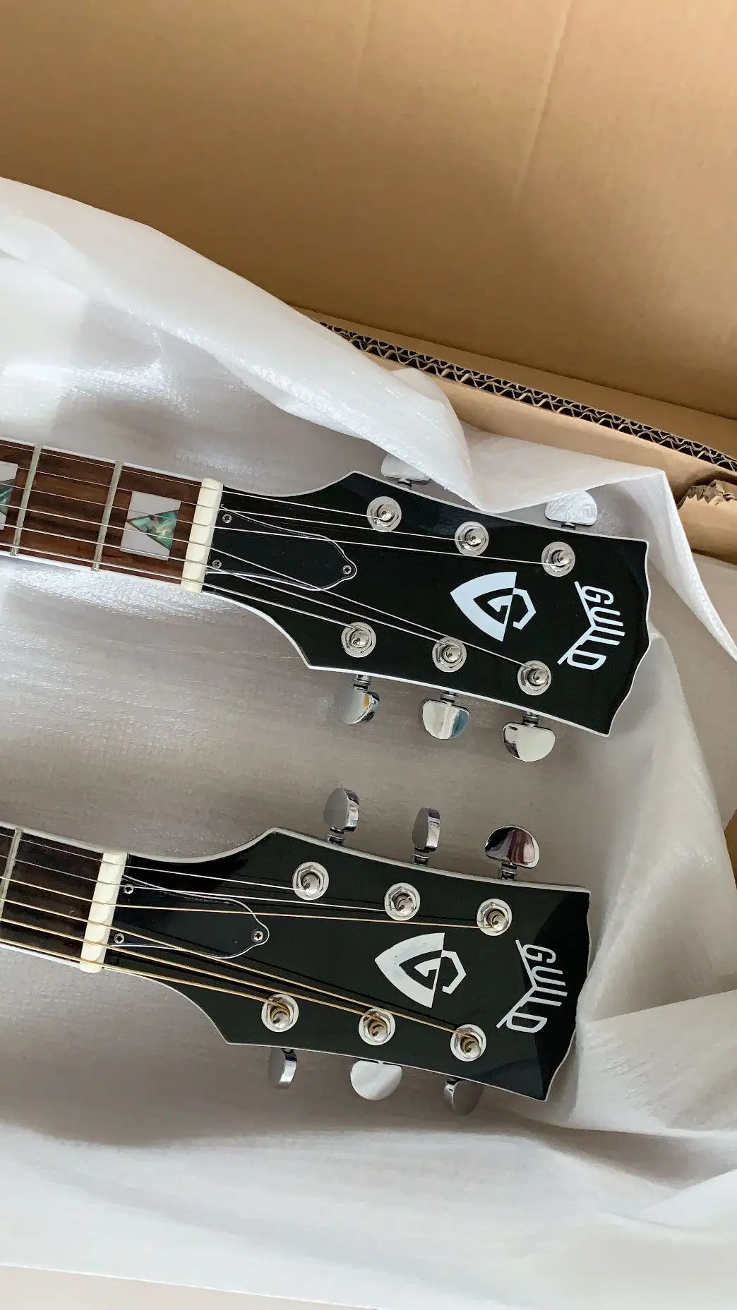 Оптовая продажа гитар под заказ левшей двойной шейный электрогитара высшего