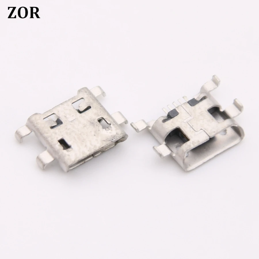 2PCS 5pin Micro USB jack charging port socket connector Bevel mouth For Pournelle PLOYER MOMO mini P707 | Мобильные телефоны и