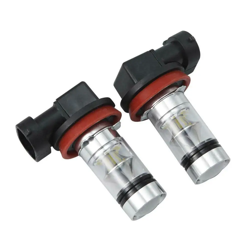 OLOMM 2PCS H11 H8 H9 Car LED Headlight 6500K 100W Fog Lights Conversion Kit 2000LM Lamps/Light Bulbs For Cars High/Low Beam | Автомобили и
