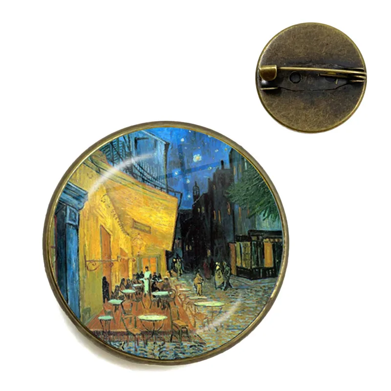 Брошь с подсолнухом в стиле ретро 20 мм|Броши| |