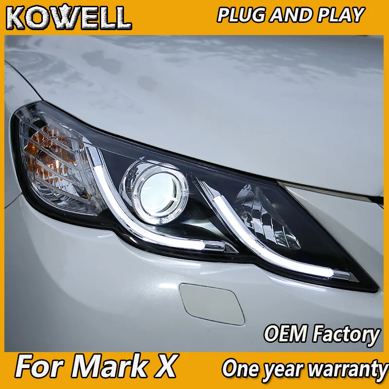 Передняя фара для Toyota Mark X фары 2010-2013 Reiz LED/Ксеноновые светодиодные Аксессуары фар