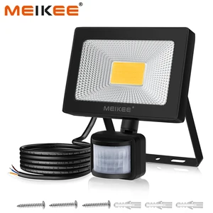 Светодиодный прожектор 30 Вт с датчиком движения, водонепроницаемый, 110 В, 220 В, прожектор с ИК-датчиком светильник, прожекторная лампа, уличный Точечный светильник для сада и улицы