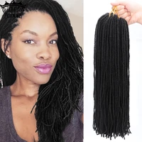 sister locks hair extensions 18 inches pure color blondebrownbugblack dreadlocks synthetic hair for women crochet hair