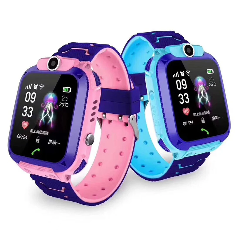 

Q12 Children Smart Watch With Camera Flashlight Baby Watches SOS Call Location Device Tracker Kid Safe smartwatch