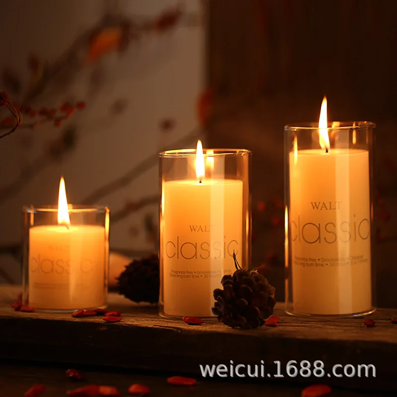 Классические стеклянные подсвечники в скандинавском стиле простое искусство