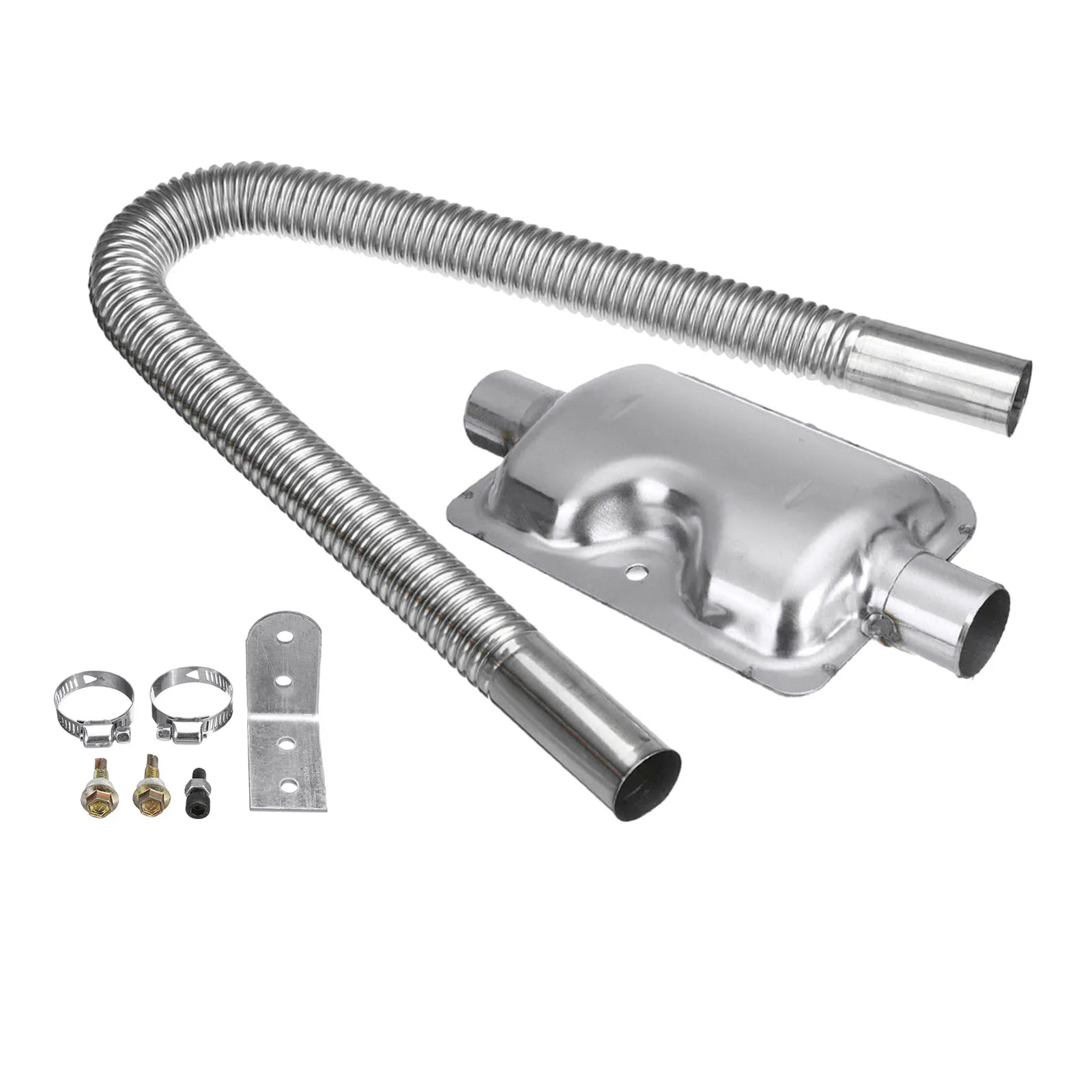 Глушитель выхлопной трубы комплект глушителя зажимы для парковочного