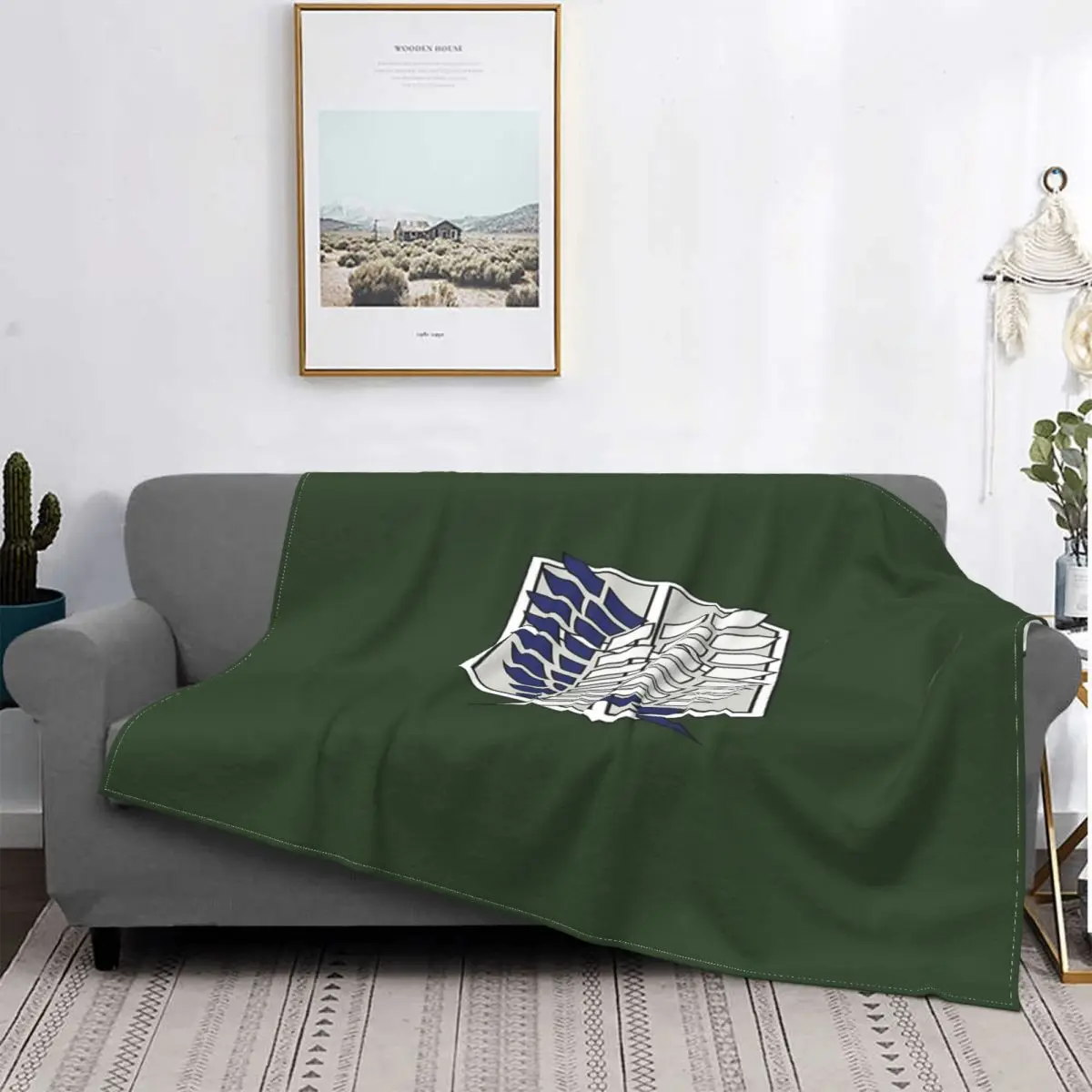 

Manta a cuadros с логотипом атаки на титановых скаутов, colcha para cama, sofah, toalla de playa de lujo