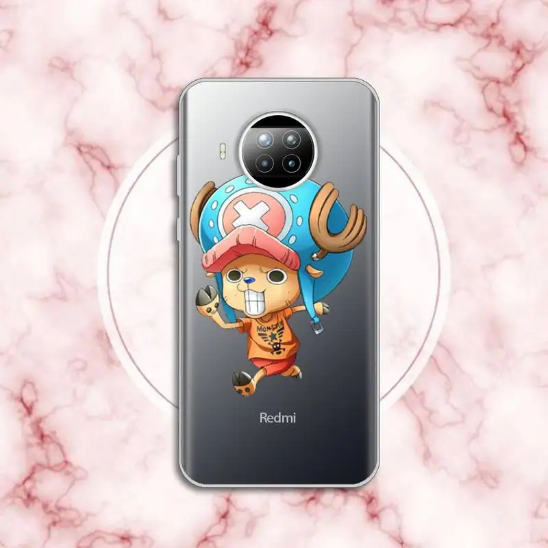 

Luffy Zoro one piece anime high quality mobile Phone Case shell Transparent for Xiaomi Redmi note 10 t 8 9 pro lite 11