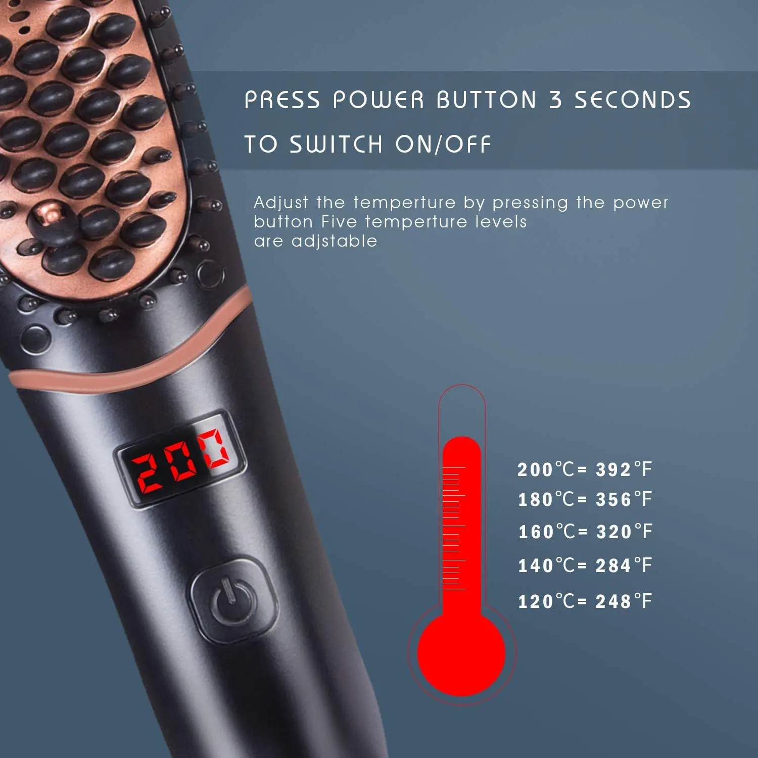 Расческа для выпрямления волос быстрая укладка Быстрое нагревание