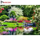 алмазная вышивка, пейзаж, картина Стразы, DIY, вышивка с кристаллами, озеро, Настенный декор, Алмазная мозаика, подарки