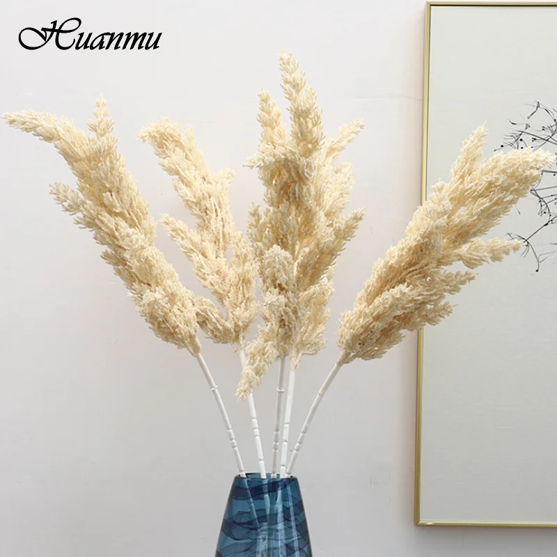 

1/3 pcs Reed Grass Wedding Bouquet Fake Flower Artificial Plant Home Decor Natural Party Tabletop Decor Photography Props