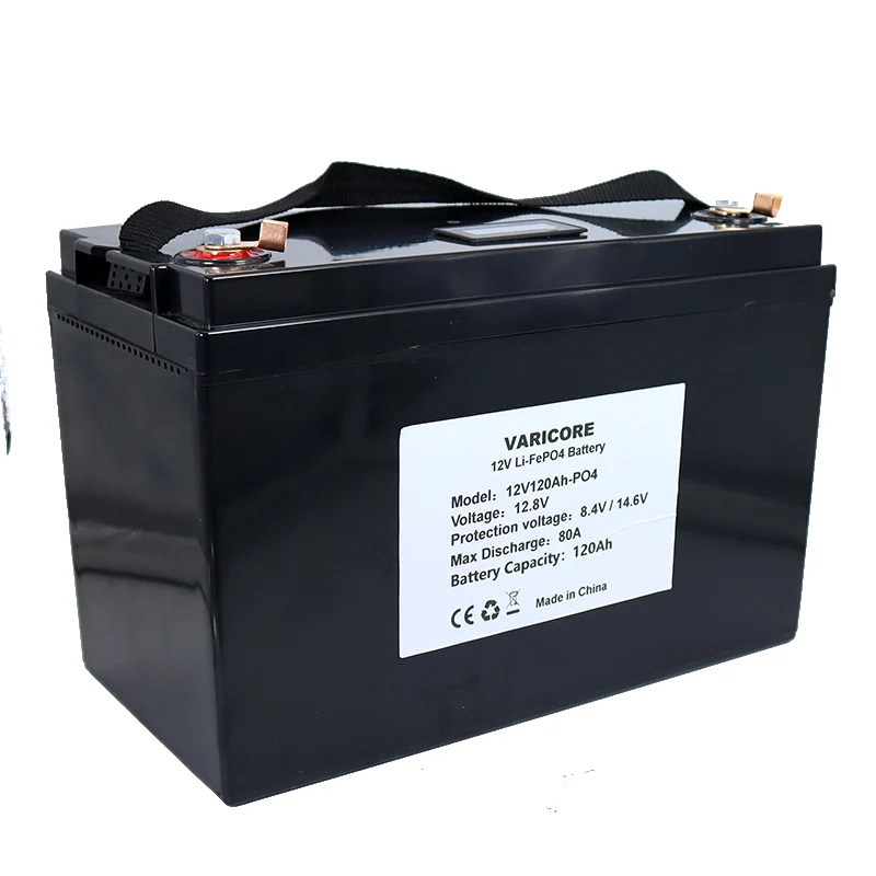 12V 120AH 4S LiFePO4 Батарея 12 8 V литиевая Мощность батареи 4000 циклов для RV Кемпер гольф
