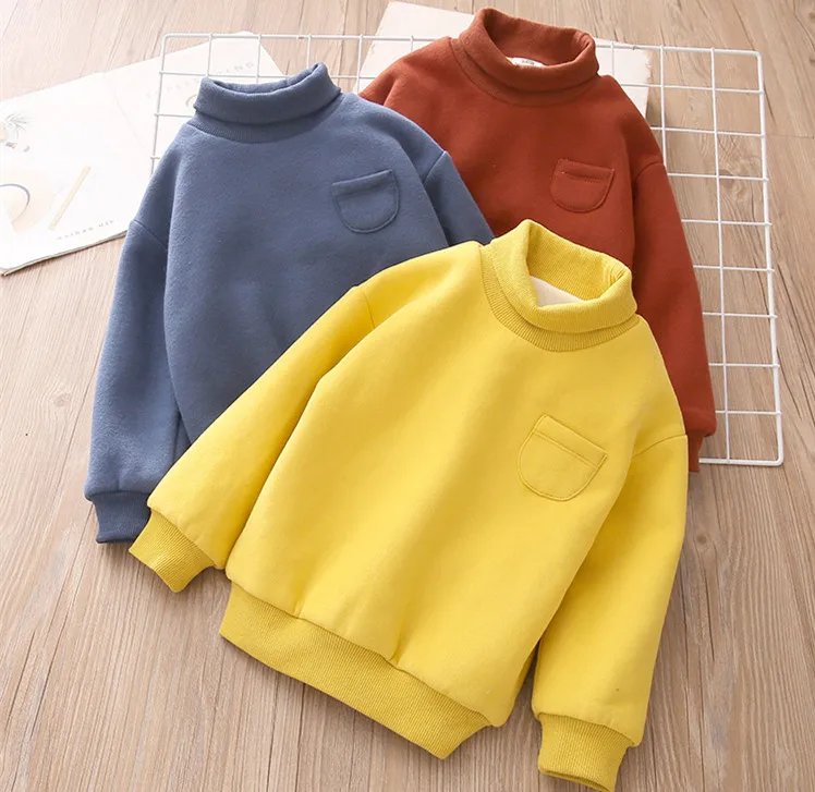 

3-9 Y Kids Hoodies Autumn Winter Plus Velvet Sweatshirts for Boys Toddler Kids Clothing 2020 New Arrival High Quality Pullover