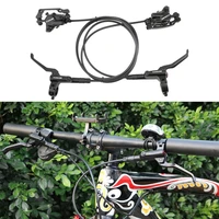 hydraulic disc brakes high sensitivity wear resistance water proof mtb road bike rear disc brake levers rotors kit for bicycle