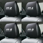 Чехол на подголовник автомобиля, 1 шт., подходит для автомобилей BMW M2, M3, M4, M5, M6, M8