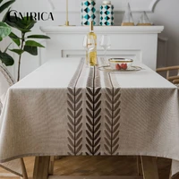 canirica linen%c2%a0table cloth rectangular for kitchen dining table cover party tablecloth wedding mantel mesa christmas decoration