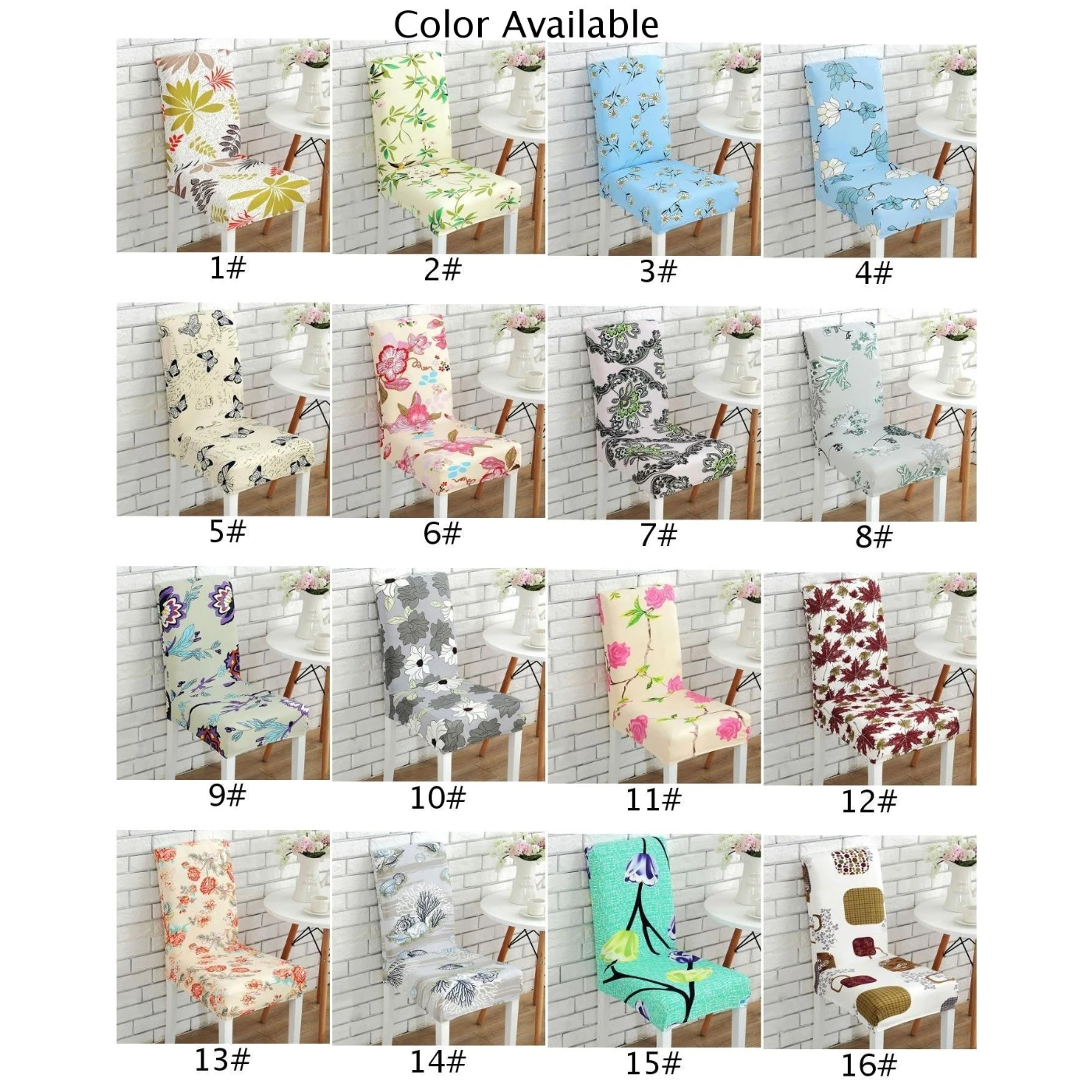 Эластичная винтажная бабочка с красивым цветочным рисунком чехлы для стульев