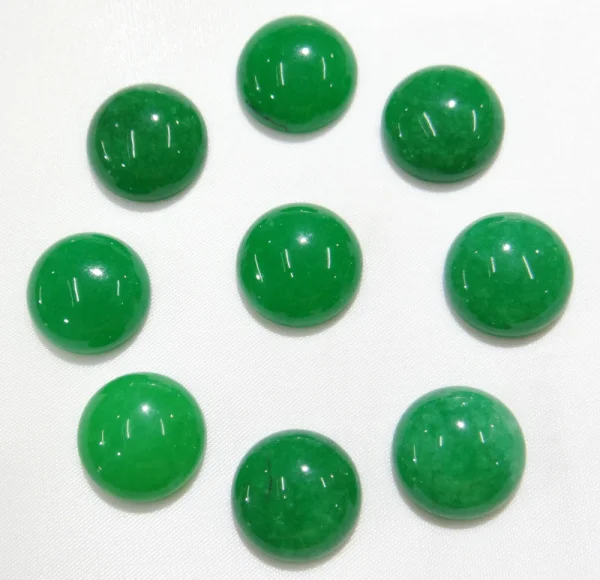 Оптовая продажа 50 шт./лот 14 мм круглые бусины из натурального камня с плоской