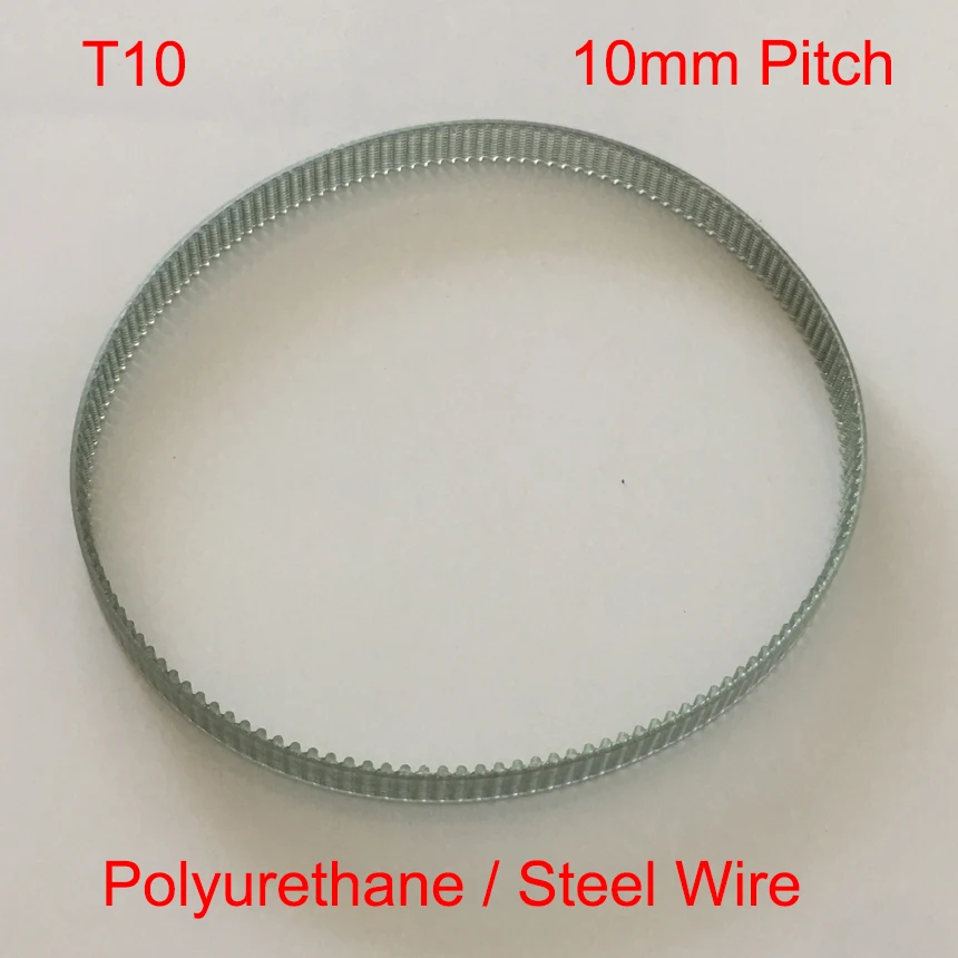 

T10 500mm 510mm 540mm 50 51 54 T Tooth 15mm 20mm 25mm 30mm Width 10mm Pitch Polyurethane PU Steel Wire Synchronous Timing Belt