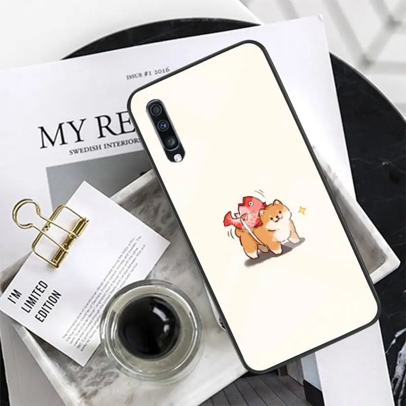 

Greedy Shiba Inu Phone Case For Xiaomi Mi 6 8 8Lite For Redmi 6 Note7 5 Phone Case Glass
