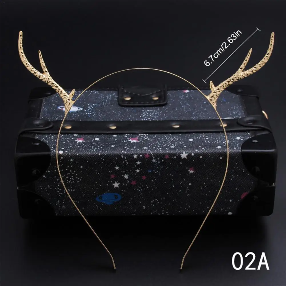 Повязки На Голову Модные женские милые лося рога волос обруч головной убор