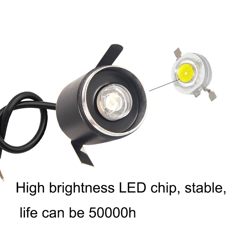 Встраиваемый светодиодный светильник нового типа 3 Вт IP68 12 В постоянного тока