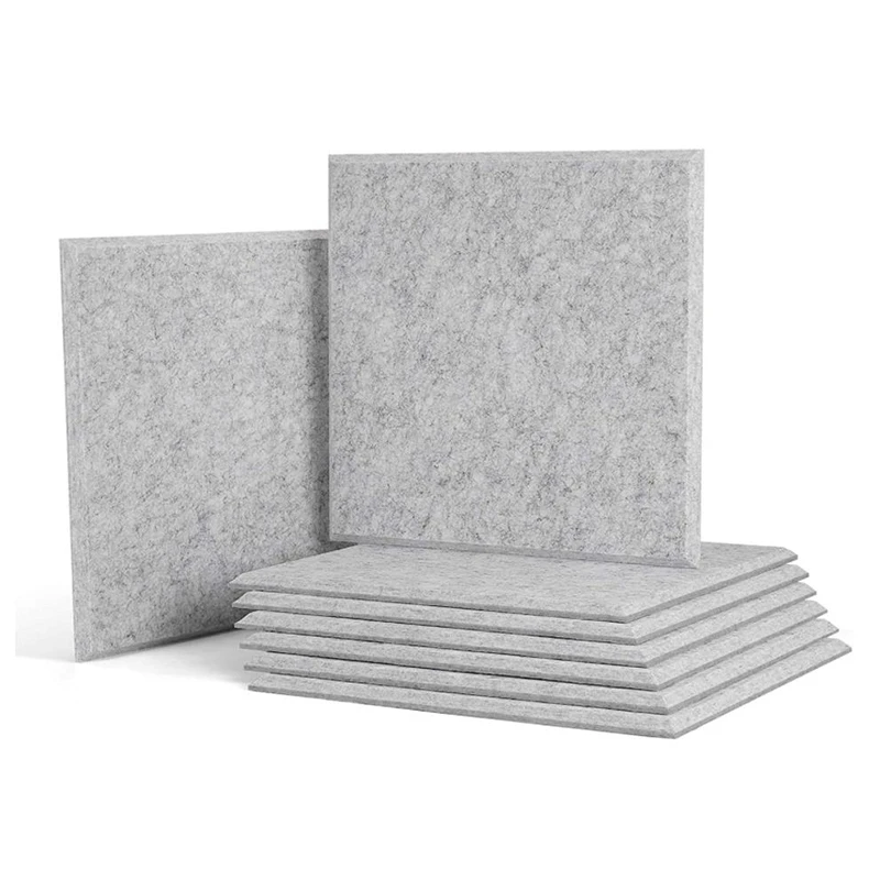 

8 Pack Acoustic Panels Sound Dampening Panels,Sound Proof Padding Beveled Edge Tiles,for Wall Decor &Acoustic Treatment